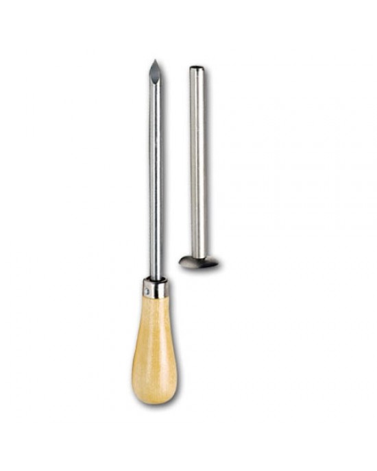 Cattle Trocar With Wooden Handle